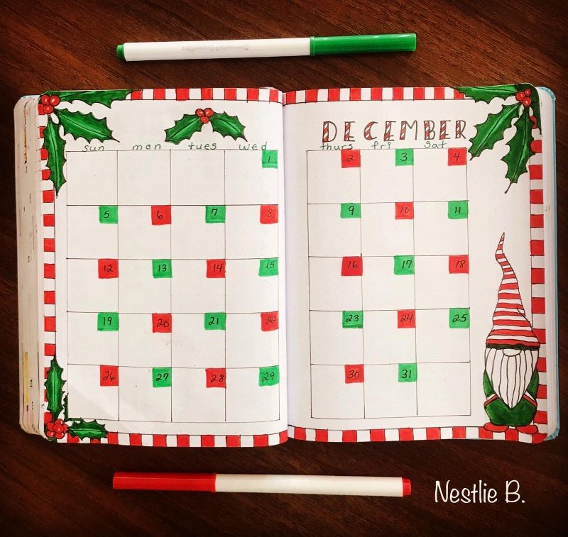 December Bullet Journal